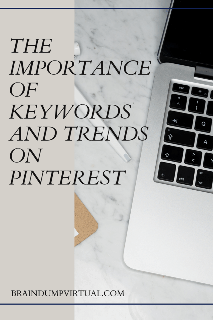 keywords and trends on Pinterest