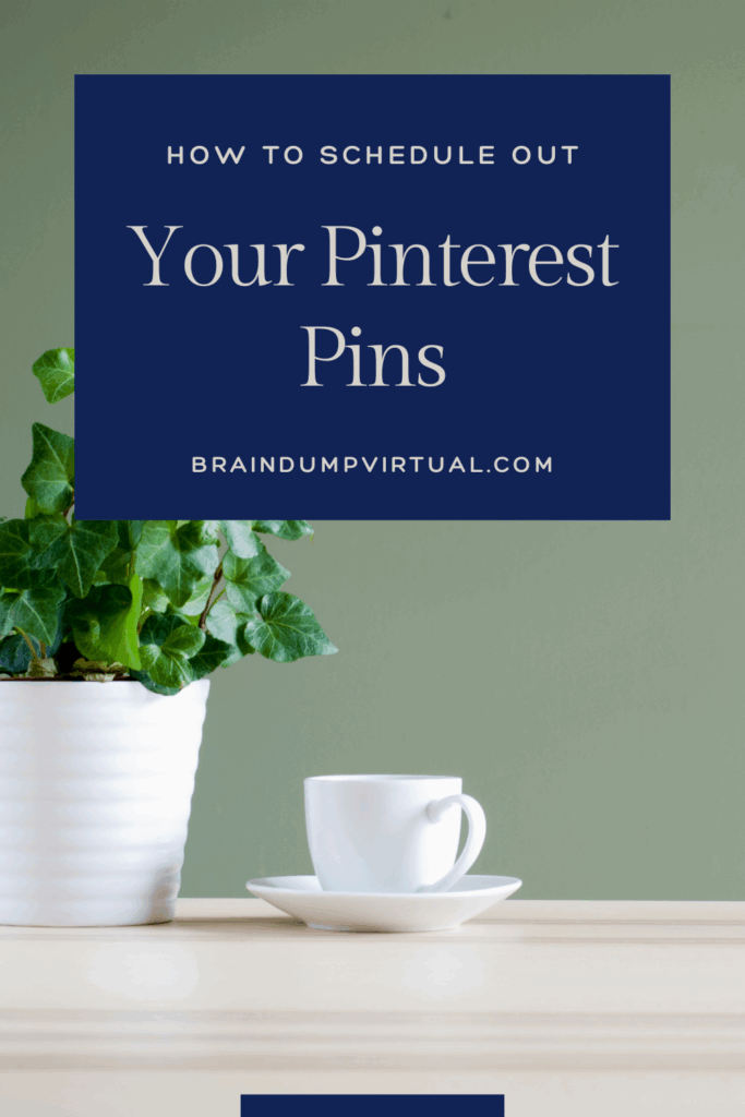 how to schedule pins on Pinterest